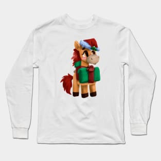 Cute Horse Drawing Long Sleeve T-Shirt